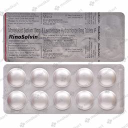 RINOSOLVIN 10/5MG TABLET 10'S