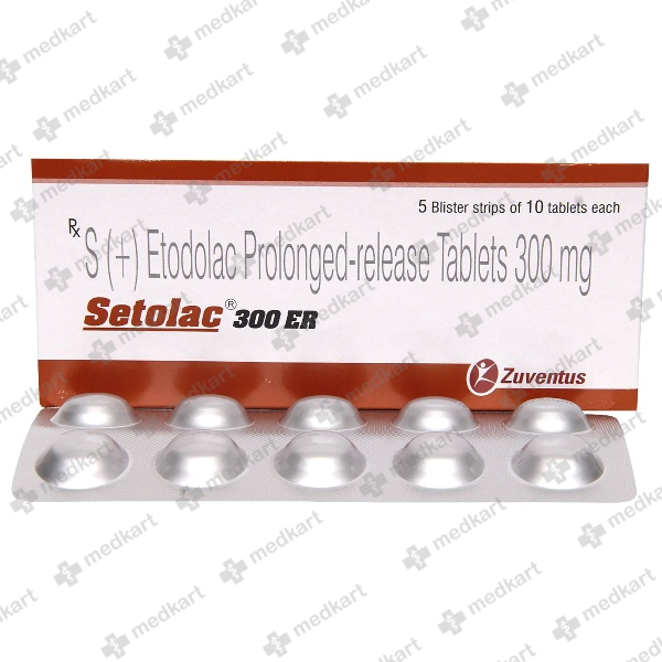 SETOLAC ER 300MG TABLET 10'S