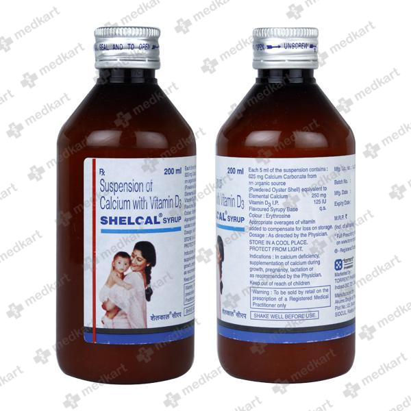 SHELCAL SYRUP 200 ML