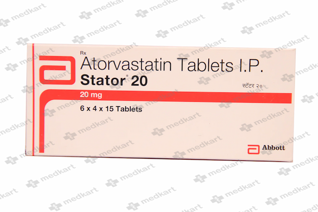 STATOR 20MG TABLET 15'S