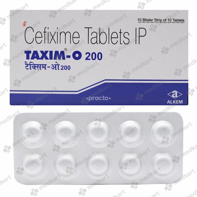 TAXIM O 200MG TABLET 10'S