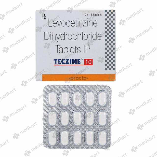 TECZINE 10MG TABLET 15'S