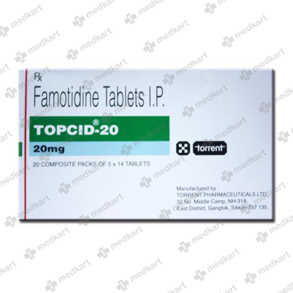 TOPCID 20MG TABLET 14'S