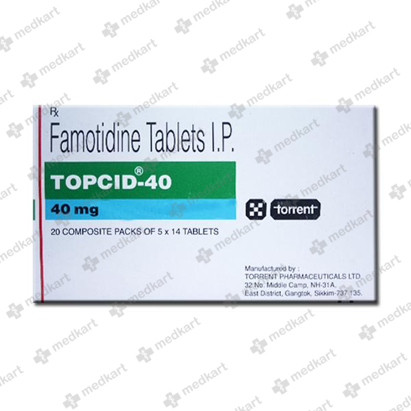 TOPCID 40MG TABLET 14'S