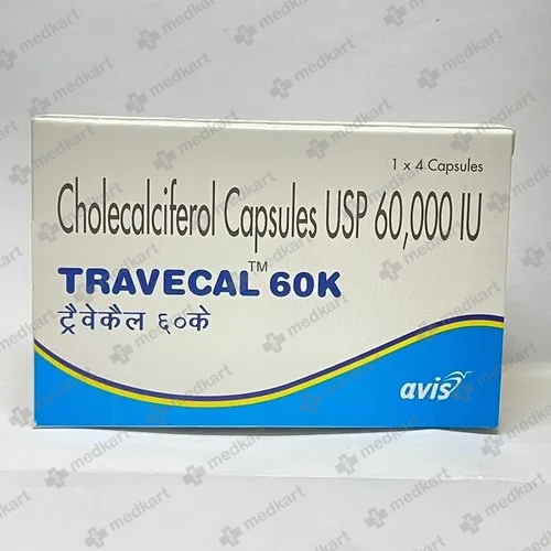 TRAVECAL 60K CAPSULE 4'S