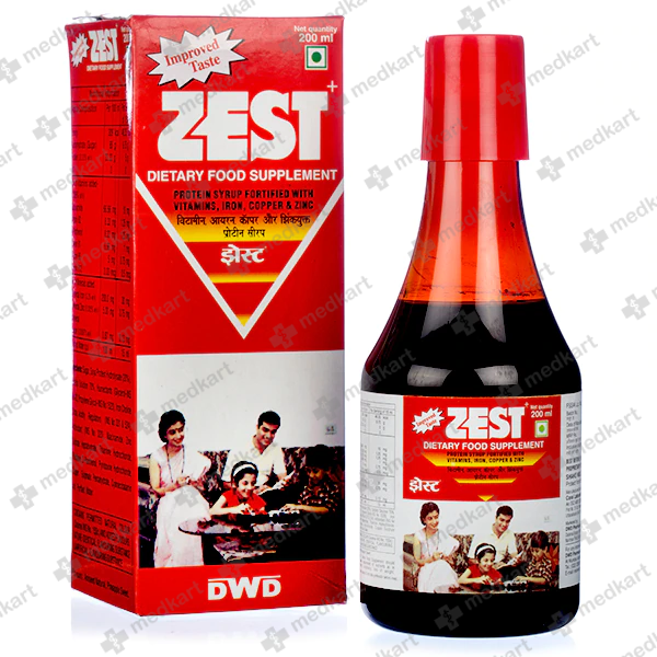 ZEST SYRUP 200 ML