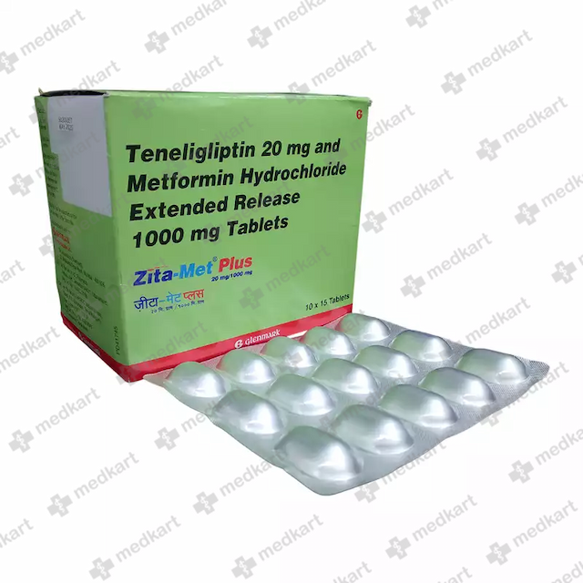 ZITA MET PLUS 20/1000MG TABLET 15'S