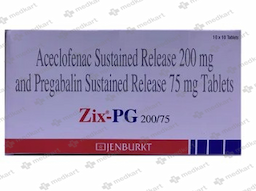 ZIX PG 200/75MG TABLET 10'S