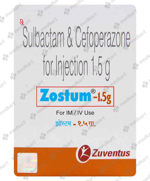 ZOSTUM 1.5 GM INJECTION