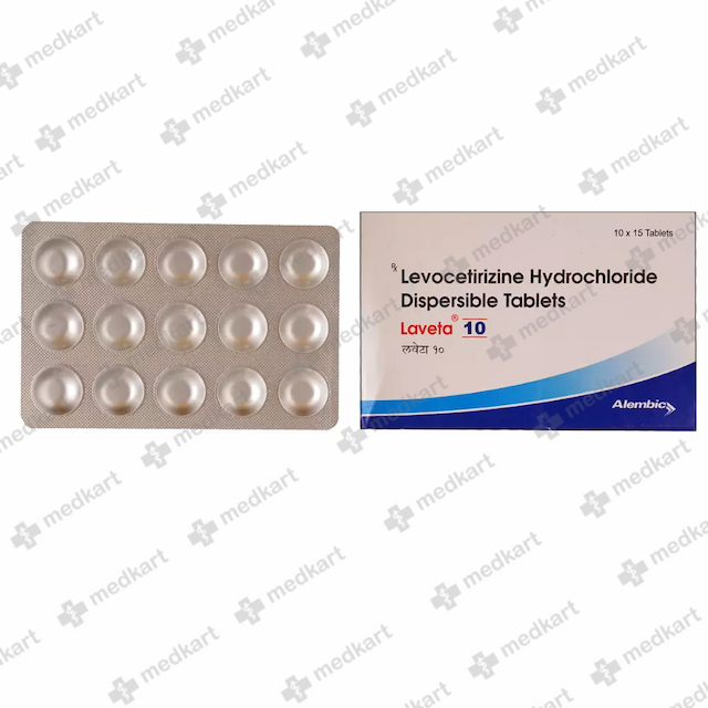 LAVETA 10MG TABLET 15'S