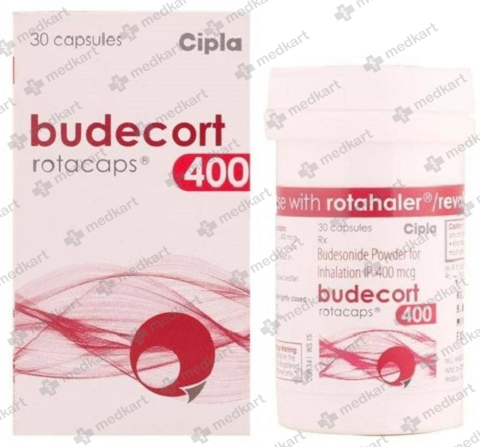 BUDECORT 400MCG ROTACAP 30'S