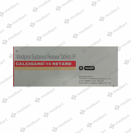 CALCIGARD 10 RETARD TABLET 10'S