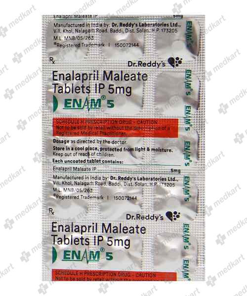 ENAM 5MG TABLET 15'S