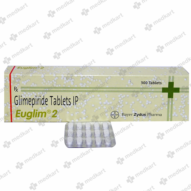 EUGLIM 2MG TABLET 15'S