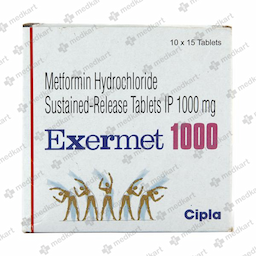 EXERMET 1000MG SR TABLET 15'S