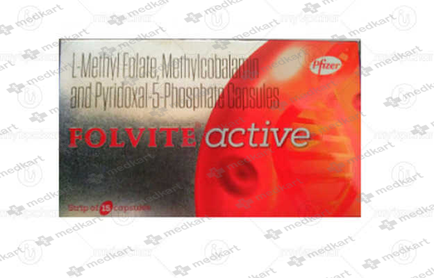 FOLVITE ACTIVE CAPSULE 15'S