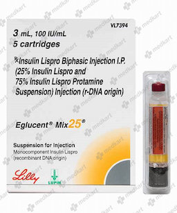 EGLUCENT MIX 25 PENFILL 3 ML