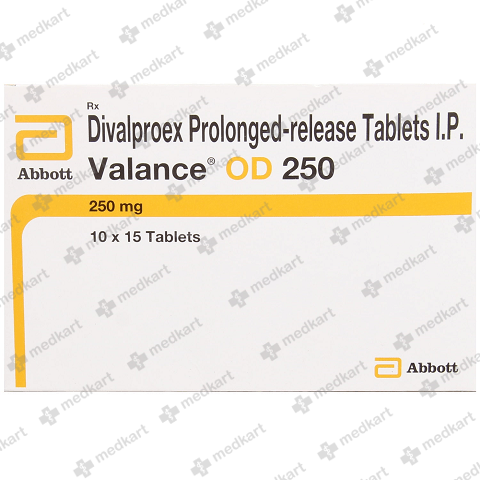 VALANCE OD 250MG TABLET 15'S