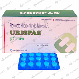 URISPAS 200MG TABLET 15'S