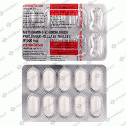 ZOFORM SR 500MG TABLET 10'S