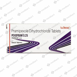 PEXOPRAM 0.25MG TABLET 10'S