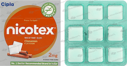 NICOTEX 2MG CINNANON TABLET 9'S