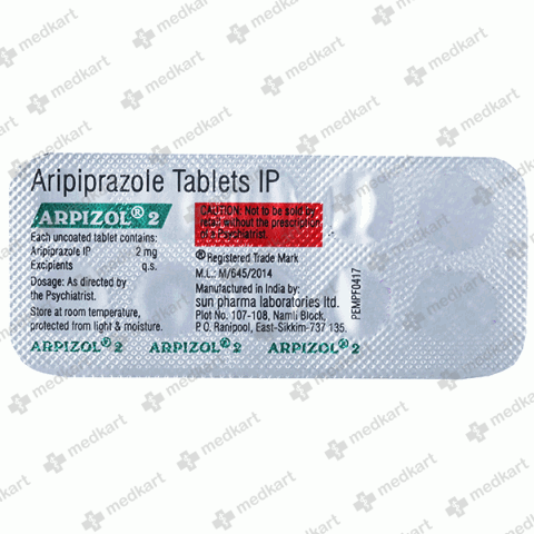 ARPIZOL 2MG TABLET 10'S