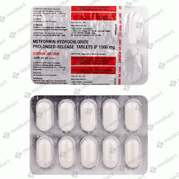 ZOFORM SR 1000MG TABLET 10'S