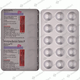 AMLOVAS 5MG TABLET 15'S