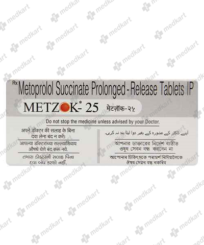 METZOK 25MG TABLET 10'S