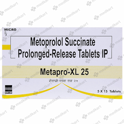 METAPRO XL 25MG TABLET 10'S