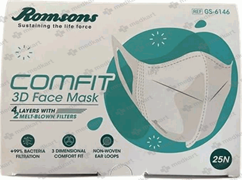 ROMSON 3D FACEMASK 4 LAYERS