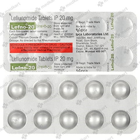 LEFNO 20MG TABLET 10'S