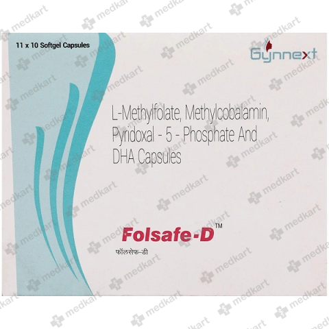 FOLSAFE D CAPSULE 10'S