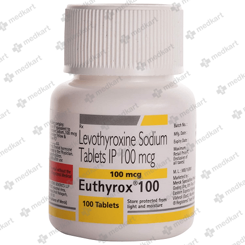 EUTHYROX 100MG TABLET 100'S