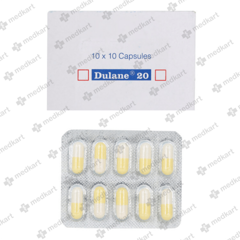 DULANE 20MG CAPSULE 10'S