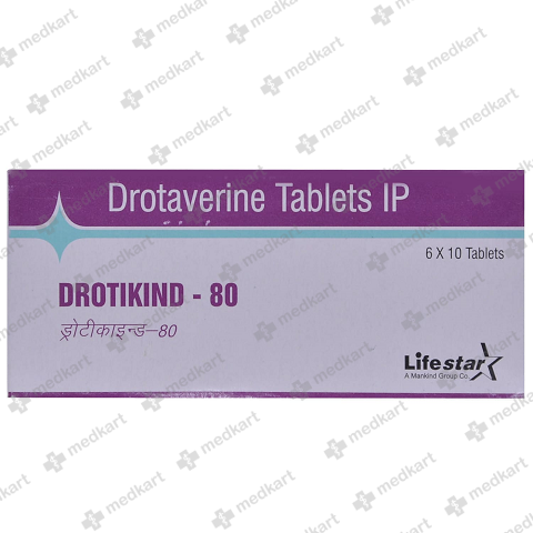 DROTIKIND 80MG TABLET 10'S