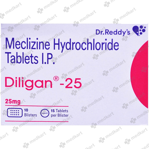 DILIGAN 25MG TABLET 15'S