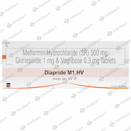 DIAPRIDE M1 HV TABLET 15'S