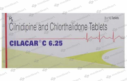 CILACAR C 10/6.25MG TABLET 10'S