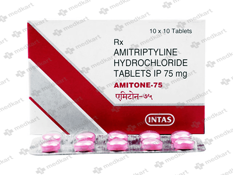 AMITONE 75MG TABLET 10'S