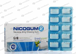 NICOGUM 2 SUGARFREE TABLET 10'S