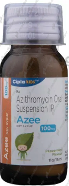 AZEE 100MG DRY SYRUP 15 ML