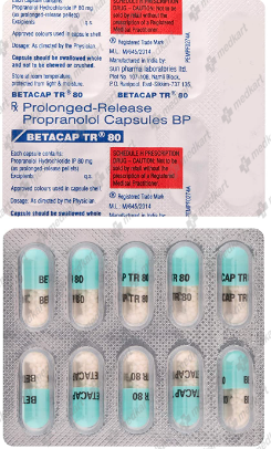 BETACAP TR 80MG CAPSULE 10'S