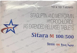 SITARA M 100/500MG TABLET 10'S