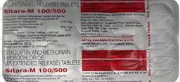 SITARA M 100/500MG TABLET 10'S