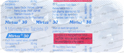 MIRTAZ 30MG TABLET 10'S