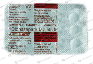 LONAZEP 0.5MG TABLET 15'S