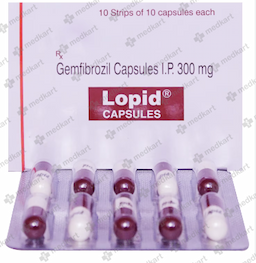 LOPID 300MG CAPSULE 10'S