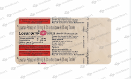 LOSANORM CH 50/6.25MG TABLET 10'S